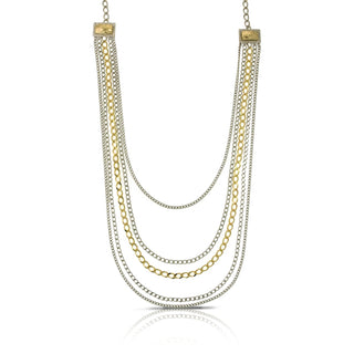 Fusion Lux Draped Chain Necklace 26"