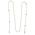 1928 Jewelry Multi-Color Beaded Eyeglass Holder Chain Necklace 32"