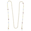 1928 Jewelry Multi-Color Beaded Eyeglass Holder Chain Necklace 32