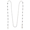 1928 Jewelry Multi Black Bead Eyeglass Holder Chain Necklace 32