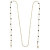 1928 Jewelry Multi Black Bead Eyeglass Holder Chain Necklace 32