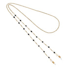 1928 Jewelry Multi Black Bead Eyeglass Holder Chain Necklace 32"