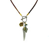 T.R.U. Tribal-Inspired Multi Charm Rawhide Necklace 30