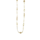 Antiquities Couture Faux Pearl And Crystal Rope Necklace 38"