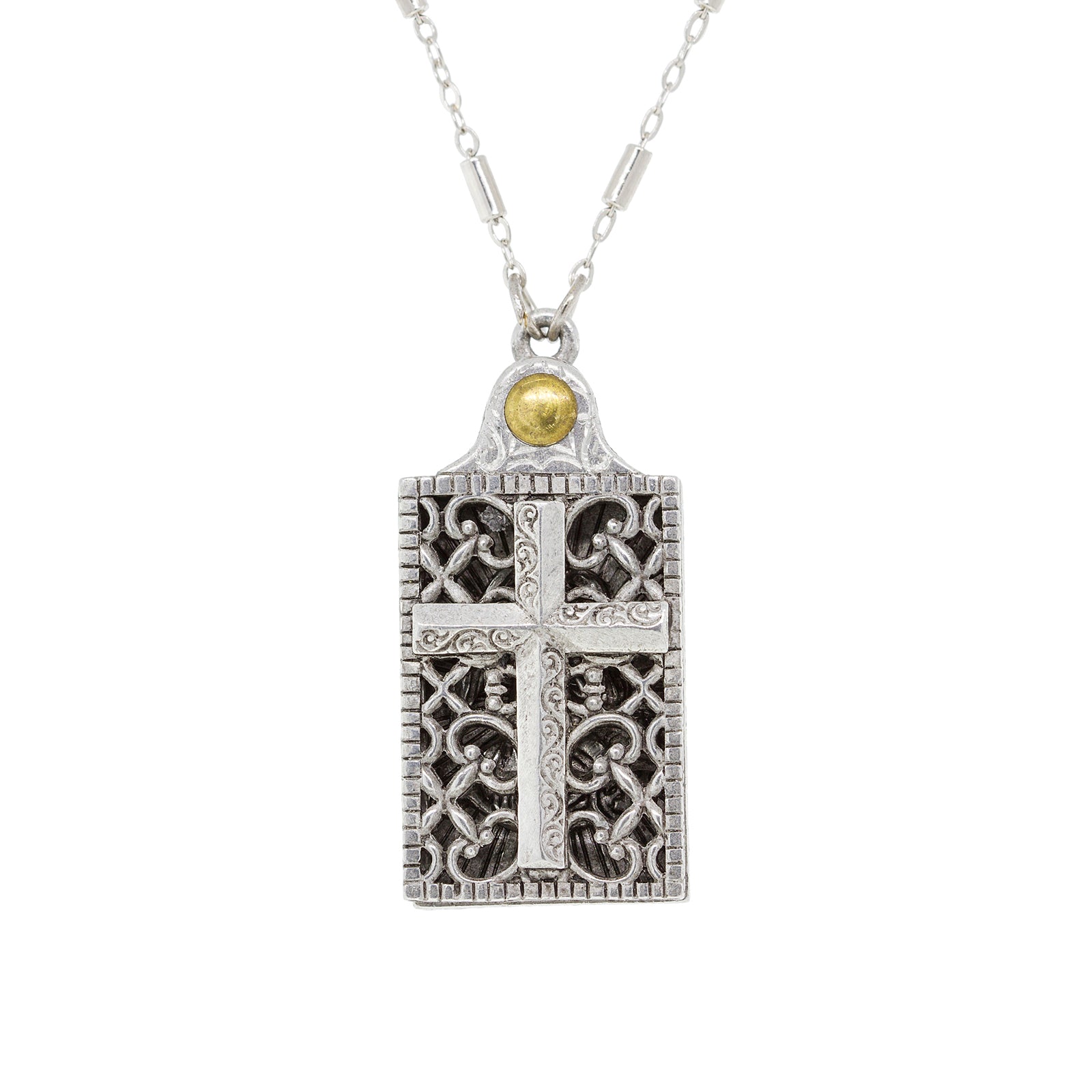 14k Yellow Gold Reverse Diamond Guardian Angel Locket Necklace - Black Bow  Jewelry Company