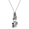 1928 Jewelry Sitting Cat Pendant & Charms Necklace 28