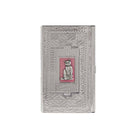 1928 Jewelry Deco Pink Enamel Cat Slim Business Card Case
