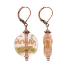 1928 Jewelry Round Christmas Tree Ornament Drop Earrings