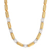 1928 Jewelry Whirlwind Gold & Glass Crystal Bead Necklace 16