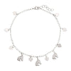 1928 Jewelry Equine & Heart Charms Anklet 9