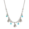 1928 Jewelry Equestrian Charms & Turquoise Beads Necklace 16