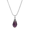 1928 Jewelry Tanzanite Purple Teardrop Crystal Pendant Necklace 16