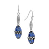 1928 Jewelry Montana Blue Bead Dangle Earrings