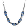 1928 Jewelry Montana Blue Beaded Necklace 16