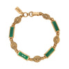 1928 Jewelry Baroque Heirloom Gold Link Bracelet