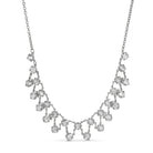 1928 Jewelry Gala Crystal Bib Necklace 18"