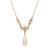 1928 Jewelry Majestueuse Faux Pearl Pendant Necklace 16