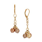 Lux Multi-Colored Glass Bead Dangling Earrings