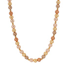Lux Multi-Colored Glass Beaded Necklace 17" + 3" Extension