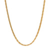 1928 Jewelry Gold Cobra Chain Necklace 16