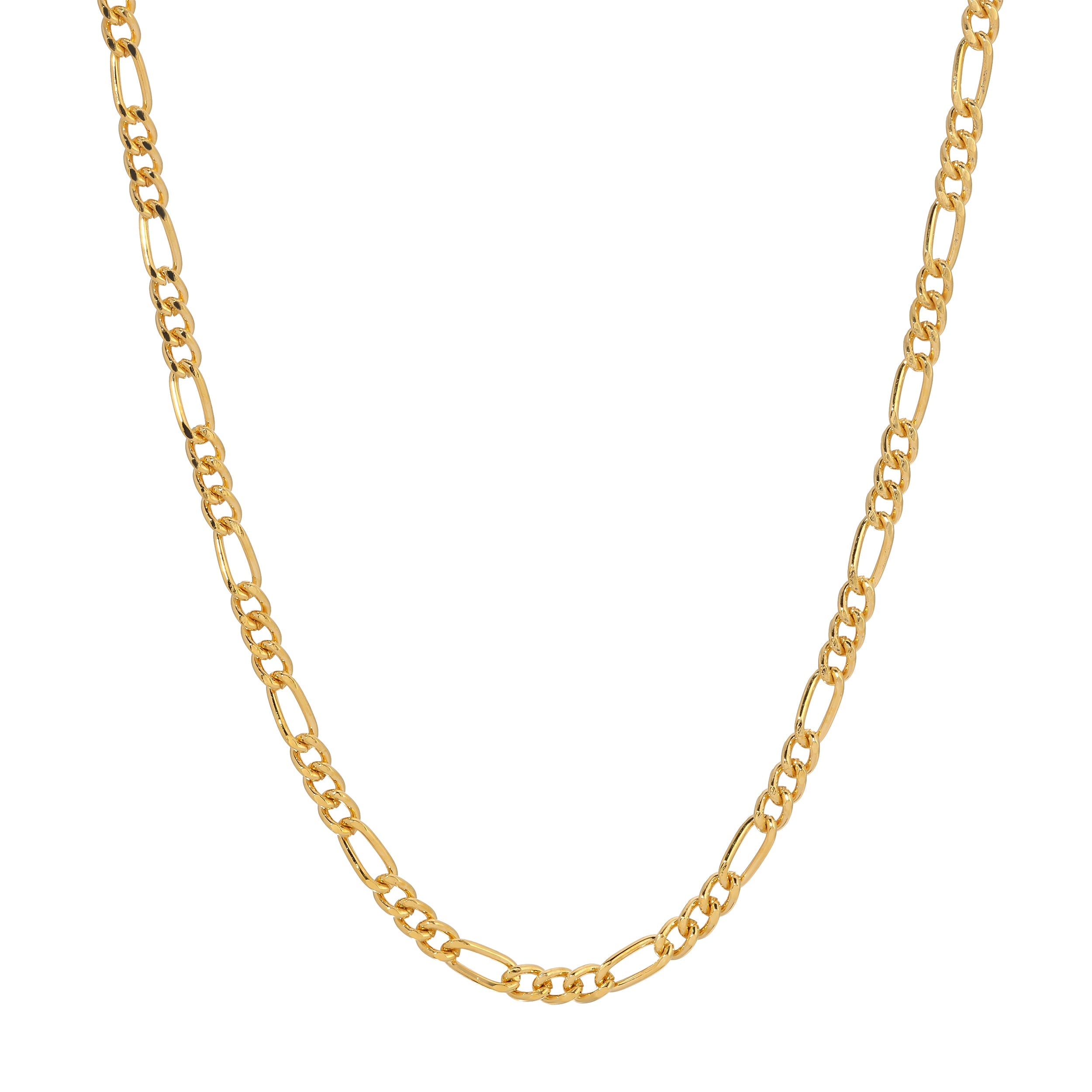 1928 Jewelry Gold Figaro Chain Necklace 16"