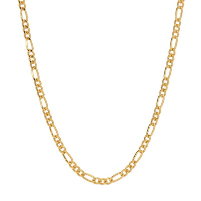 1928 Jewelry Gold Figaro Chain Necklace 16