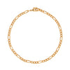 1928 Jewelry Gold Figaro Chain Bracelet