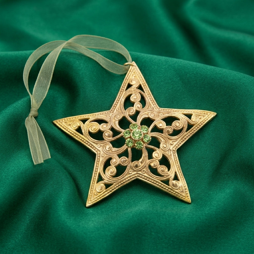 Wishing Star Christmas Tree Ornament – 1928 Jewelry