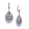 1928 Jewelry Royal Filigree Gemstone Drop Earrings