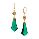 Emerald Green Pendulum Drop & Dangle Earrings
