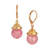 1928 Jewelry Round Smooth Bead Drop Earrings