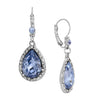 1928 Jewelry Lux Crystal Teardrop Earrings