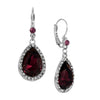 Crystal Radiance Pear Shape Drop Earrings