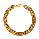 Antiqued Gold Scrollwork Bracelet