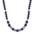 Montana & Light Sapphire Blue Beaded Necklace 16" + 3" Extension