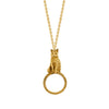 1928 Jewelry Cat Magnifying Glass Pendant Necklace 30