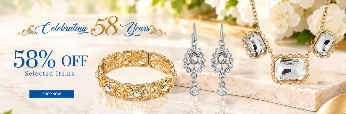 Celebrating 58 Years. 58% Off Selected Items. Shop Now. 