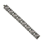 Antiquities Couture Deco Geo Crystal Black Bracelet