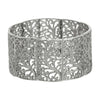 2028 Jewelry Intricate Filigree Wide Stretch Bracelet