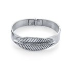 T.R.U. Feather Bangle Bracelet