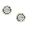 1928 Jewelry CUFF IT!¨ Cufflinks Gemstone Round Button Covers