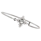 2028 Jewelry Chic Minimalist Multi Crystal Wire Bracelet