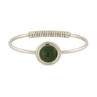 1928 Jewelry Gemstone Spring Hinge Bracelet