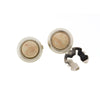 1928 Jewelry CUFF IT!¨ Cufflinks Gemstone Round Button Covers