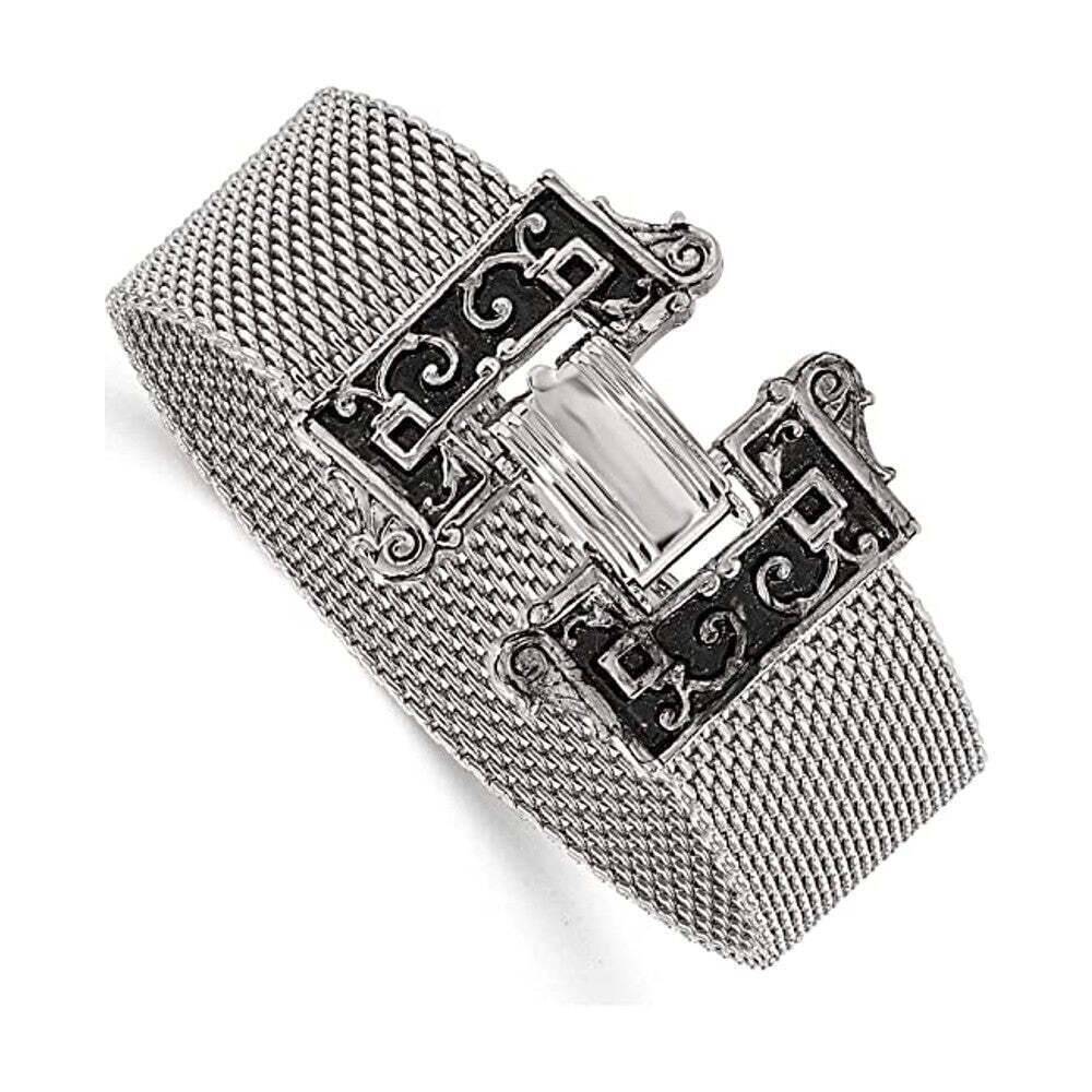 1928 Jewelry Grecian Inspired Chain Mesh Clasp Bracelet