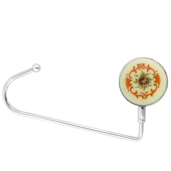 1928 Jewelry Purple Flower Decal Purse Holder