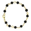 Pave Crystal Fireball Link Bracelet