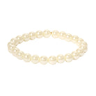 White 8mm Faux Pearl Stretch Bracelet