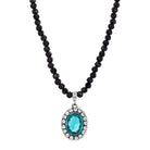 1928 Jewelry Regal Austrian Crystal Pendant Strand Necklace 15" + 3" Extender