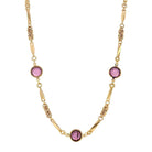 1928 Jewelry Austrian Channel Crystal Fancy Necklace, 16" + 3" Extender